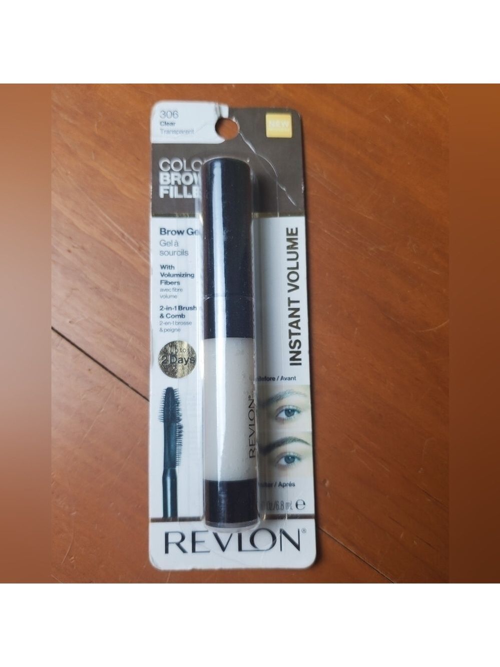 Revlon Colorstay Brow Fiber Filler 306, Clear